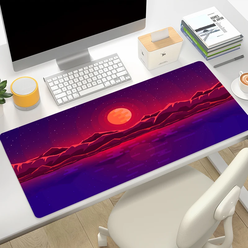 

Sunlight Xxl Mouse Pad 900x400 Water Bodies Pc Cabinet Games Sunsets Stars Mousepad Gamer Mountains Desk Mat Computer Desks Mats