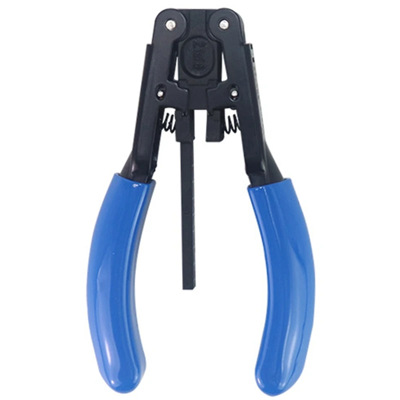 

FTTH Optical Fiber Stripping Tool 5G Leather Cable Stripper Pliers 2.1X1.6Mm Photoelectric Composite Cable Wire Stripper