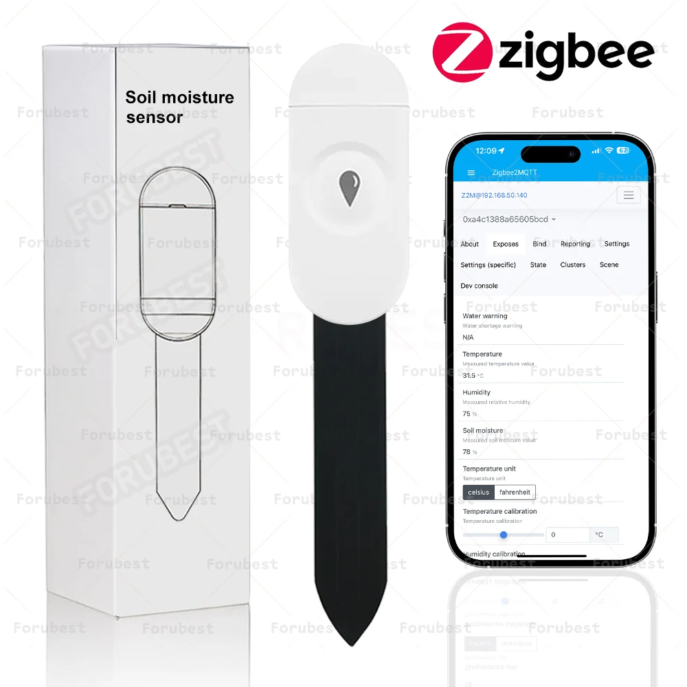 

Zigbee датчик влажности почвы