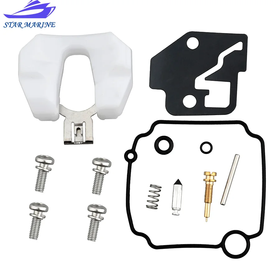 66M-W0093 Новый ремонтный комплект карбюратора для подвесного мотора Mercury 9 и 15 л.с.