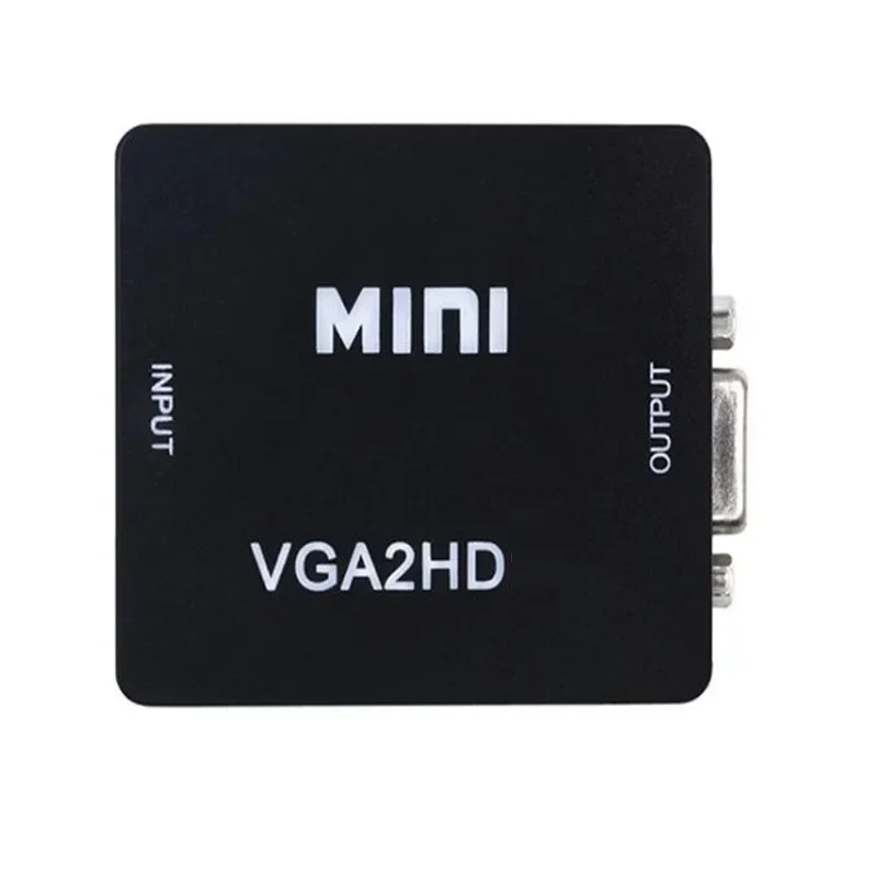 Аудиокабель-преобразователь 1080P VGA в HDMI для ноутбуков ПК ТВ-приставок компьютеров