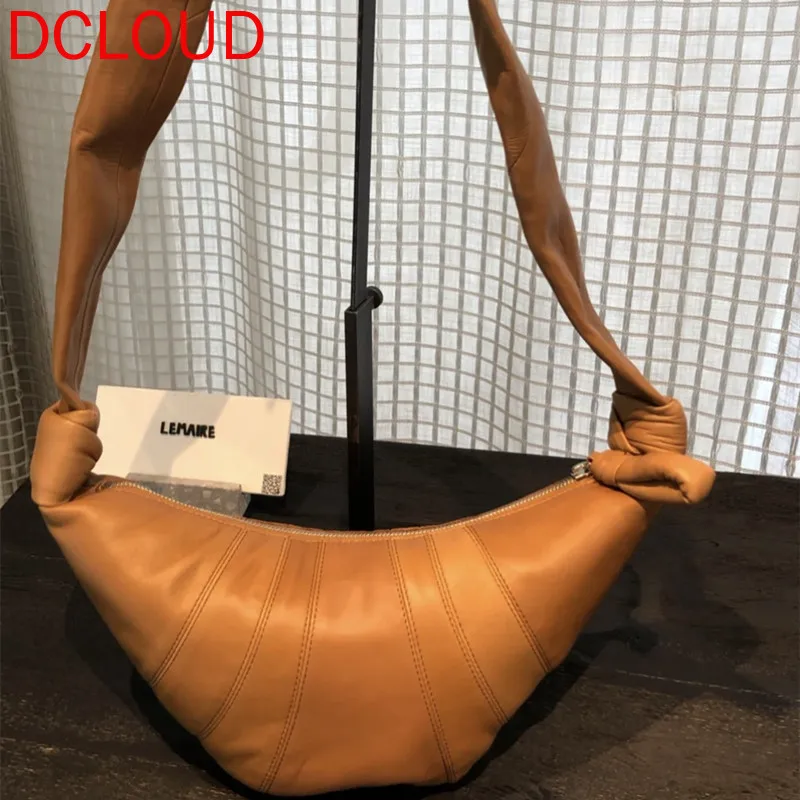 

Высококачественная Роскошная брендовая дамская сумка DCLOUD с круассанами, новинка 2022, кожаная диагональная нагрудная поясная сумка, вместит...
