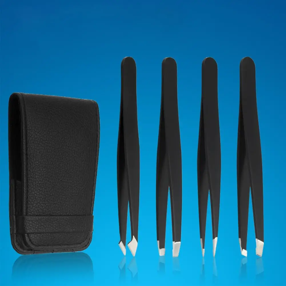 

Набор профессиональных щипцов для бровей из нержавеющей стали 430, 4 шт.