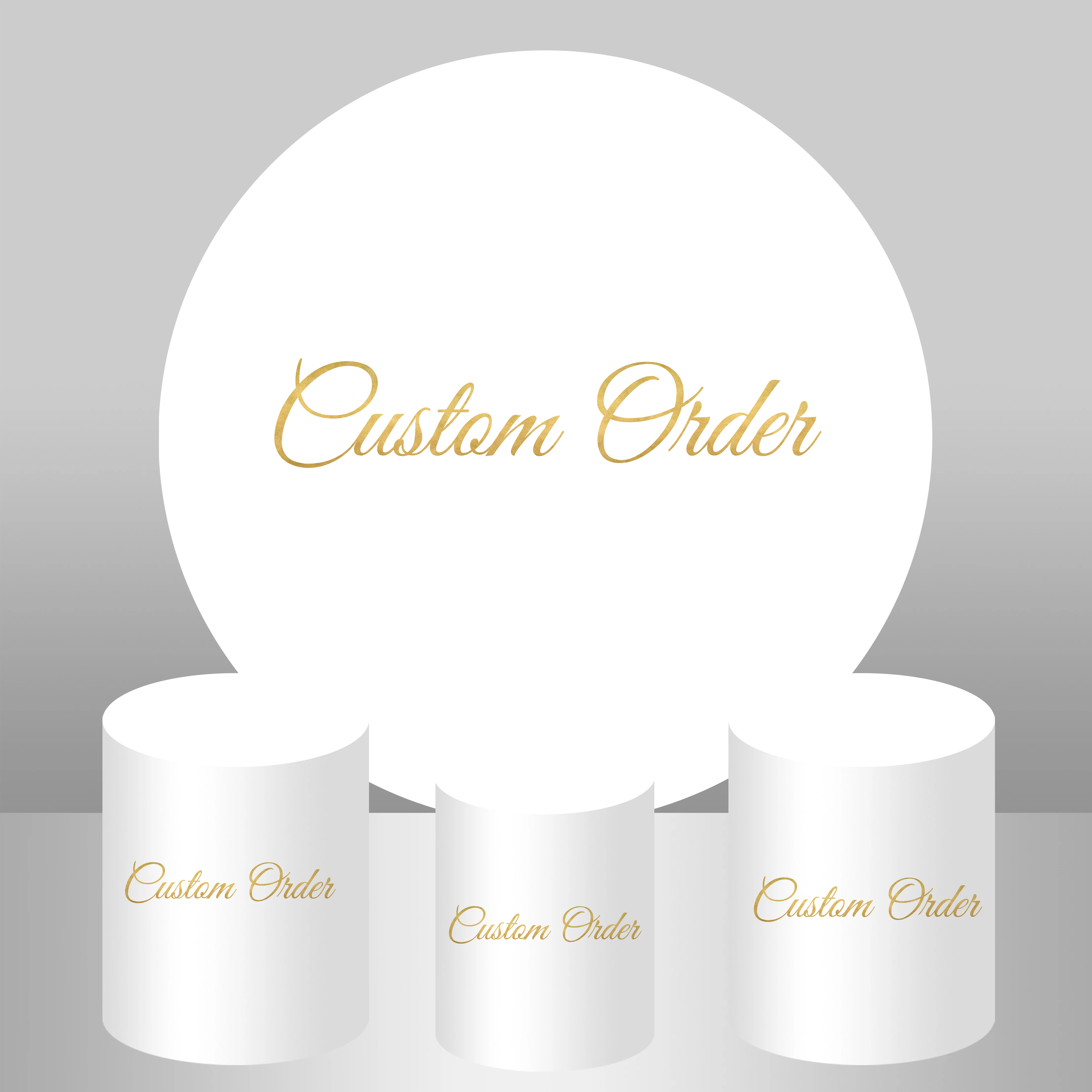 Заказ на заказ Круглый круглый фон для фотосъемки с тематикой или изображением