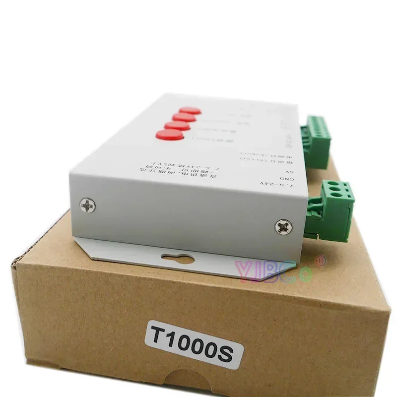 T1000S SD-карта RGB IC Пиксели Контроллер светодиодной ленты 5 В ~ 24 12 T-1000S WS2801 WS2811 WS2812B