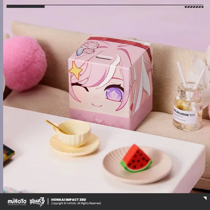 Фото В наличии: Оригинальное зарядное устройство MiHoYo Honkai Impact 3 Theresa Elysia DELIFANG De Cube Fast Charger 35W для косплея, аниме, игр, Type-C, подарок №1