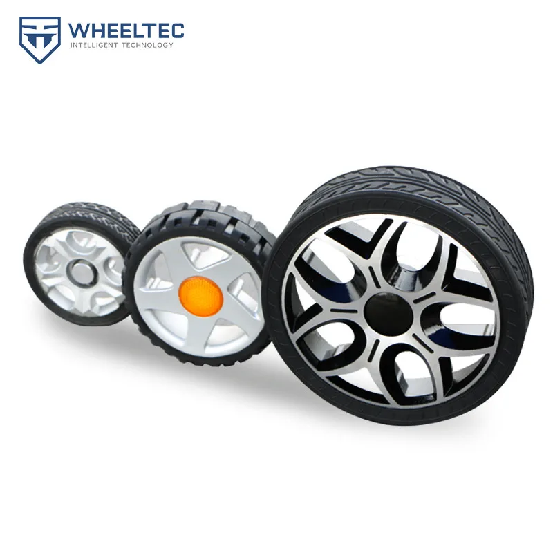 Solid Rubber Load-bearing Wheel Active Wheel 125 mm Intelligent Small Wheel Driving tire Unmanned Vehicle AGV No Inflation