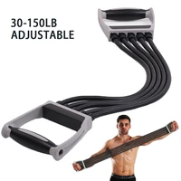 adjustable hand strengthener fitness forearm home trainer arm exerciser expander chest resistance bands chest muscles exercise
