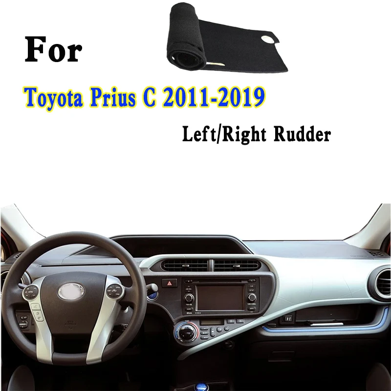 

For 2011-2019 Toyota Prius C MK1 Aqua GS NHP10 Dashmat Dashboard Cover Instrument Panel Insulation Sunscreen Protective Pad