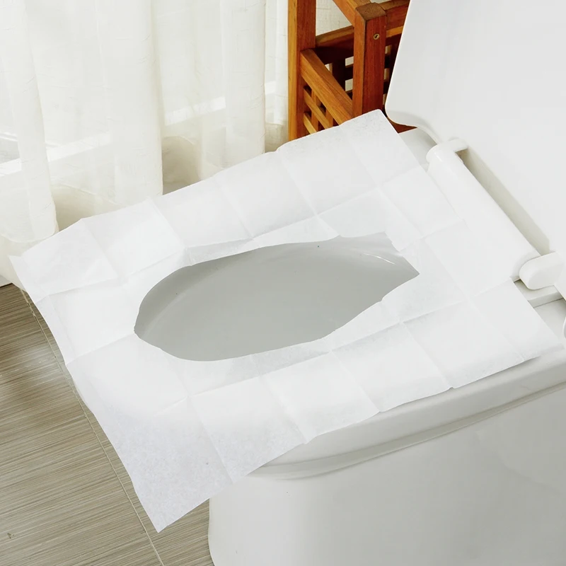 lot Disposable Toilet Seat Cover Waterproof Safety Travel/Camping Bathroom Accessiories Mat Portable Essential for Outdoor