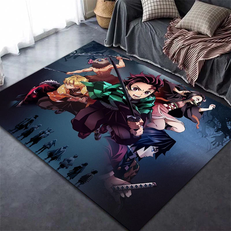 

Home Anime Rug Doormat Carpet Bedroom Bath Hallway Kitchen Living Child Play Non-slip Mat Cute Decor Kawaii Room Decor Alfombras