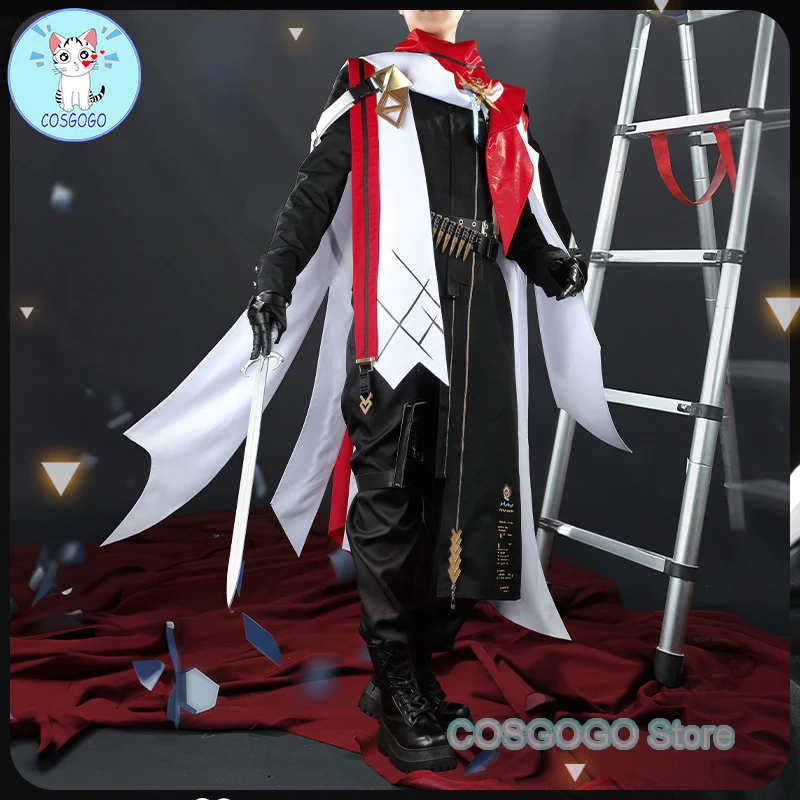 

COSGOGO Game Arknights Executor The Ex Foedere Federico Giallo Cosplay Costume Halloween Outfits Men New Suit Uniform