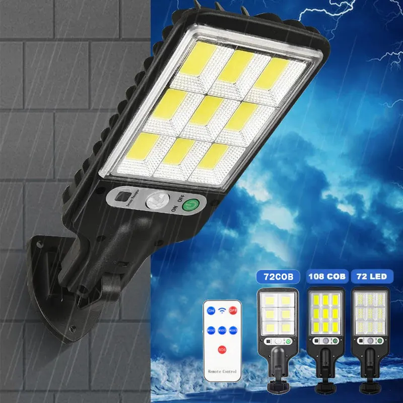 

Solar Lights Outdoor With 3 Mode Solar Powered Lantern Street Lighting Led Solar Spotlight Motion Sensor Wall Led Garden Lamp S