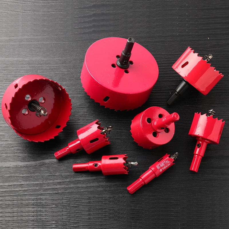 

Биметаллическая фреза 16-200 мм для деревообработки, резак для дерева, сверло, аксессуары для инструментов «сделай сам»