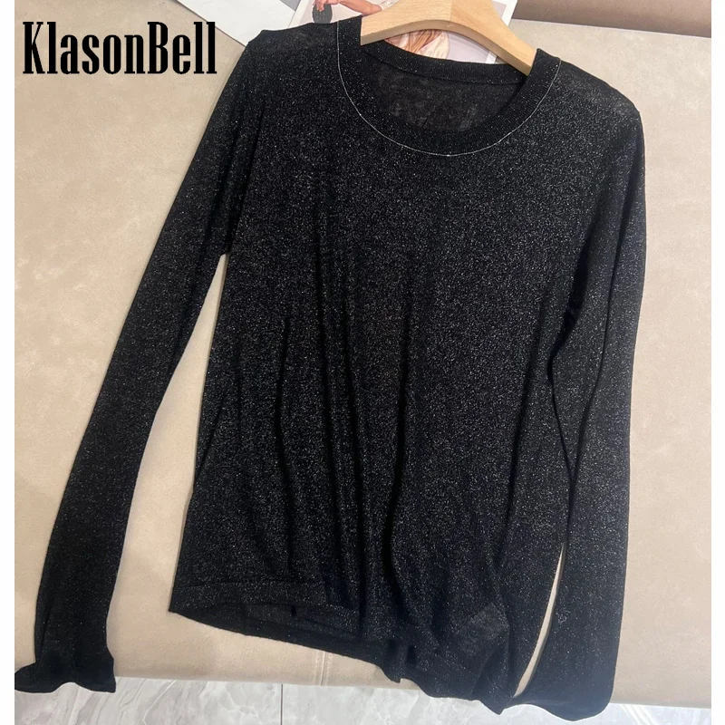 11 25 KlasonBell-Женская одежда новая цепочка с бисером круглым вырезом и длинными