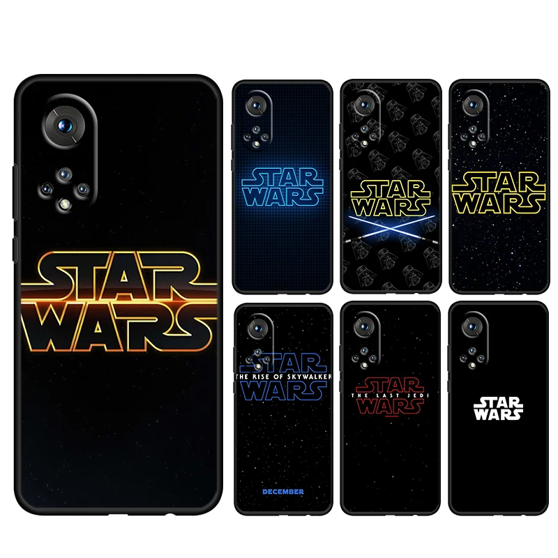 

S-stars Warsr Cool Logo For Honor 80 70 60 50 X30 9C 9X 9A 8X MAX Pro Plus Lite SE Soft Silicone Black Phone Case
