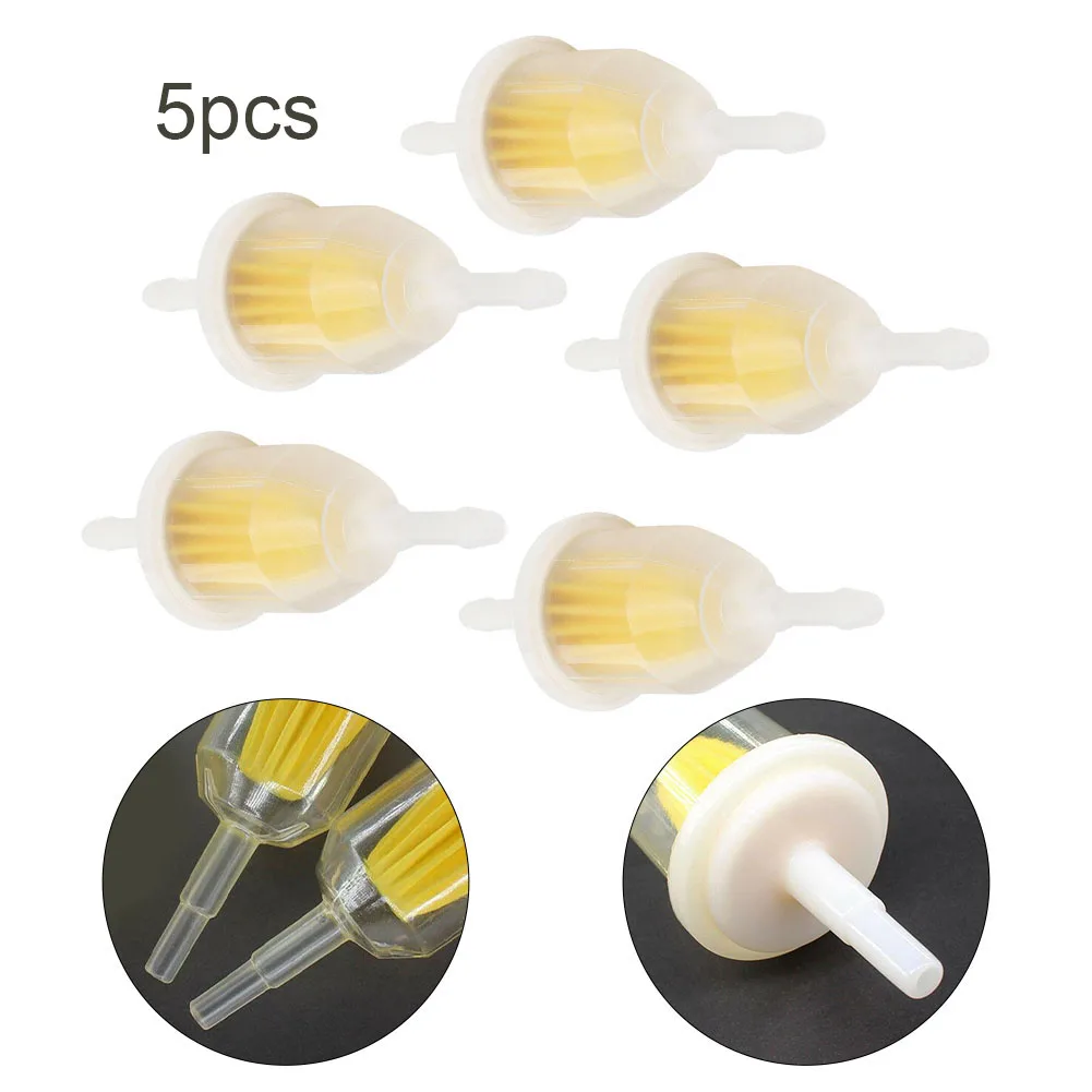 

5PCS Plastic Fuel Filter Lawnmowers Garden Tractors Zero Turn AM116304 GY20709 Solid Durable Convenient Tool Parts