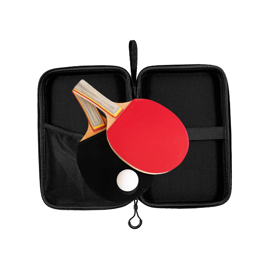 

1pc Table Tennis Racket Cover EVA Bag 290x195x50mm Ping Pong Cases Zip Pack Pocket Waterproof Paddle Pouch Part