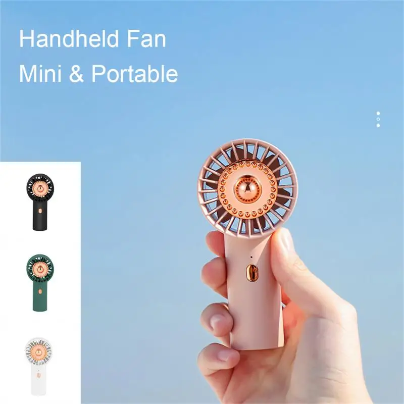

Mini Portable Fan USB Rechargeable Night Light Cooling Handheld Fan Three Speed Adjust Ventilador Travel Outdoor Home Accessorie