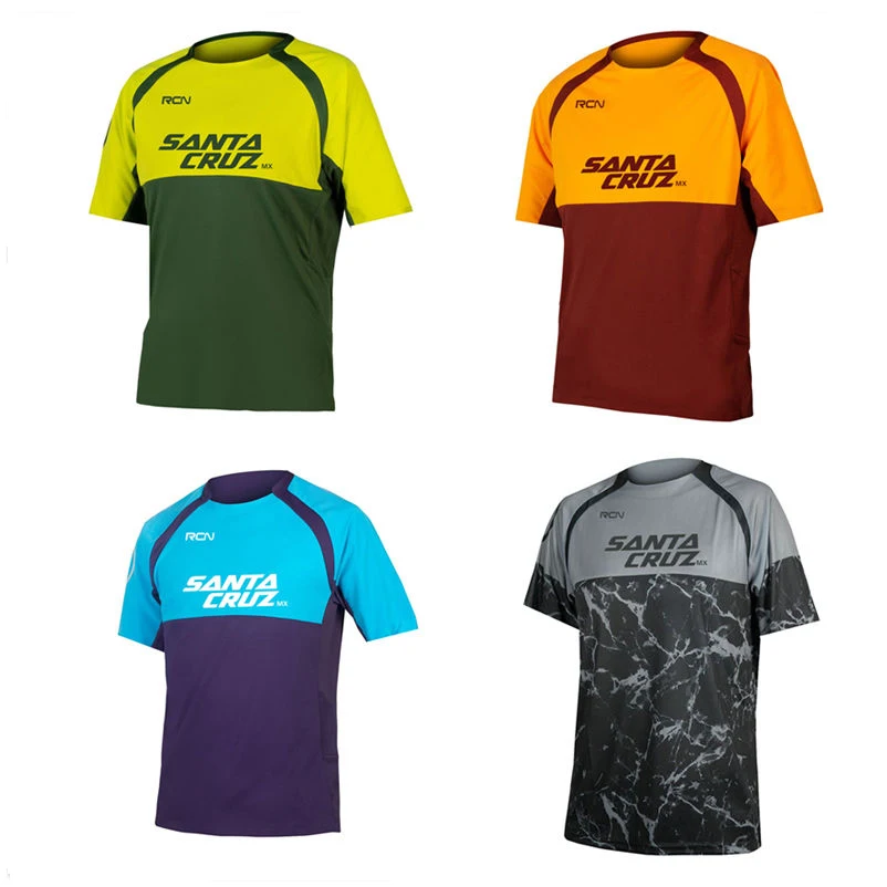 Rcn Santacruz Mx Велосипедный трикотаж для мотокросса MTB Горный велосипед DH Maillot Ciclismo Hombre