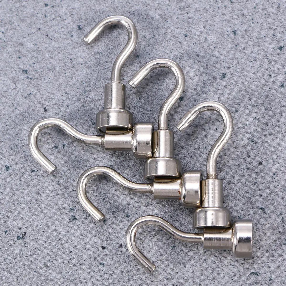 

6Pcs Strong Magnetic Hooks Heavy Duty Wall Hooks Hanger Key Coat Cup Hanging Hanger for Home Kitchen Storage Organization