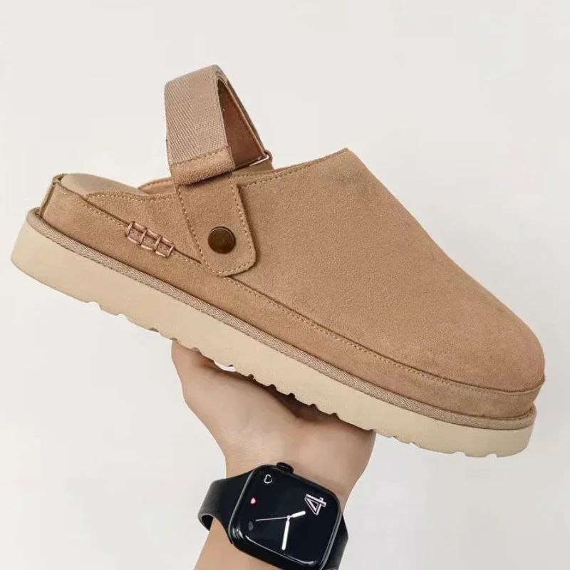 Женские тапочки на плоской подошве с запахом удобные повседневные уличные