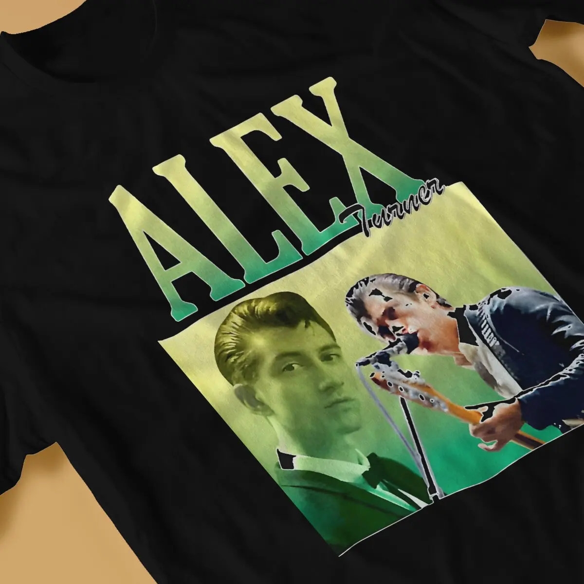 Мужская Винтажная футболка с круглым вырезом и коротким рукавом