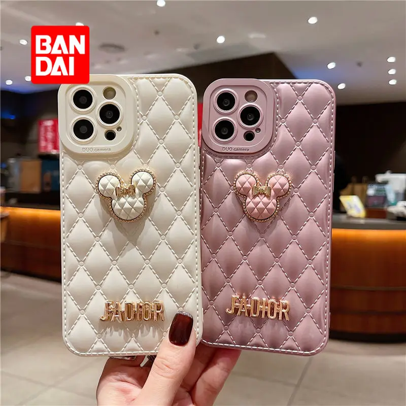 

Bandai Disney Fashion Phone Case for iphone 13 13Pro 12 12Pro 11 Pro X XS Max XR 7 8 Plus Cartoon Covers Kawaii Anti-drop Shell