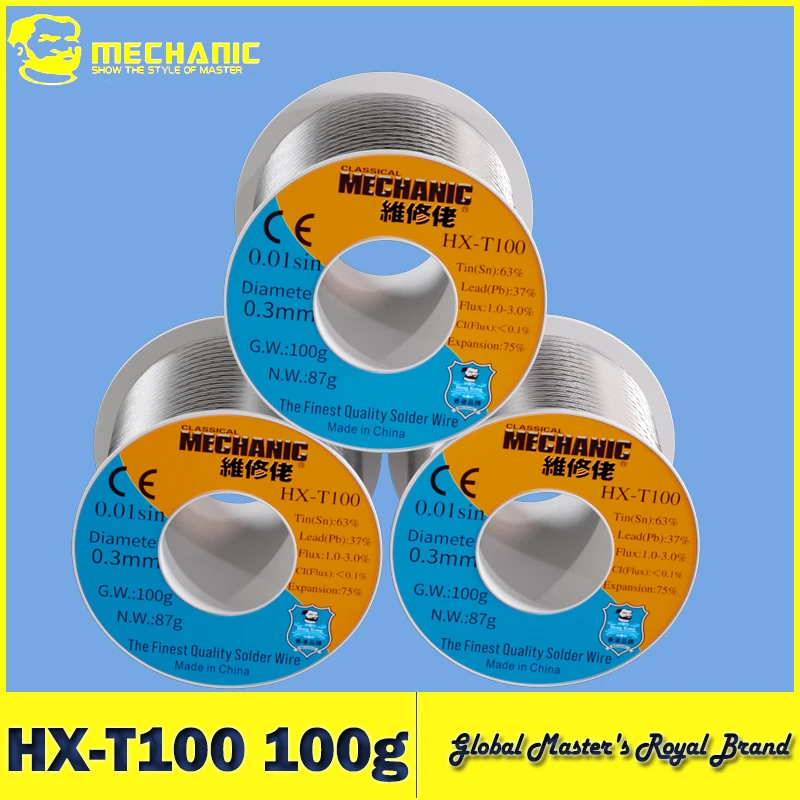 

Паяльная проволока MECHANIC HX-T100 100г