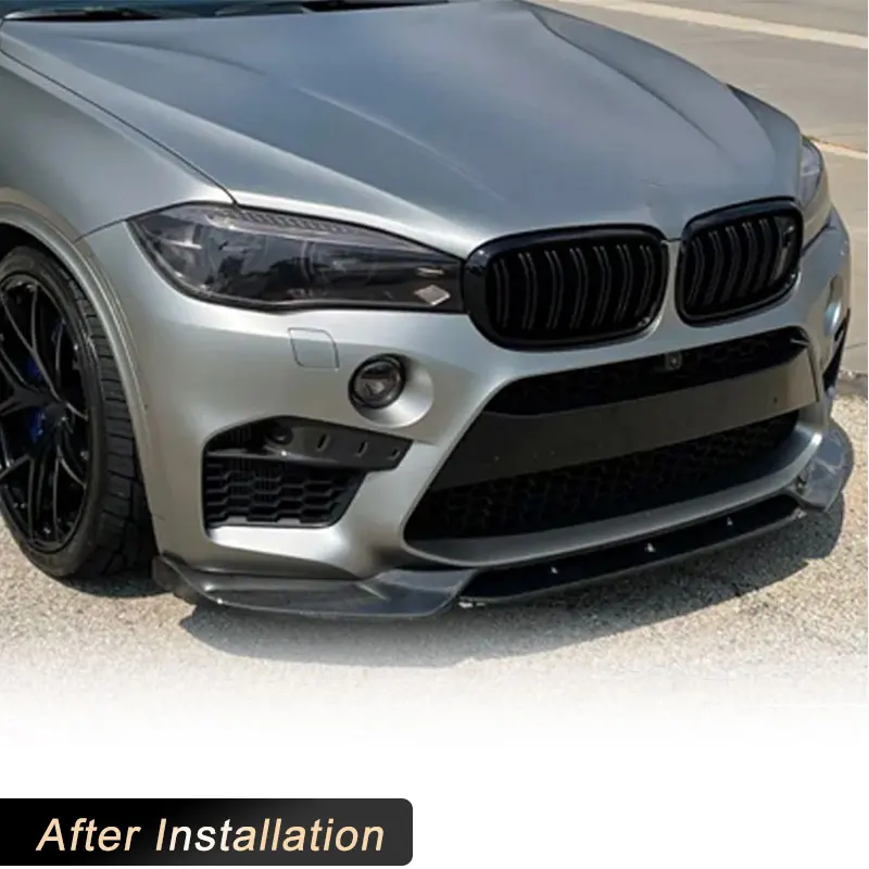 Автомобильный передний бампер спойлер сплиттеры для BMW X5M F85 X6M F86 2014-2018 гоночный