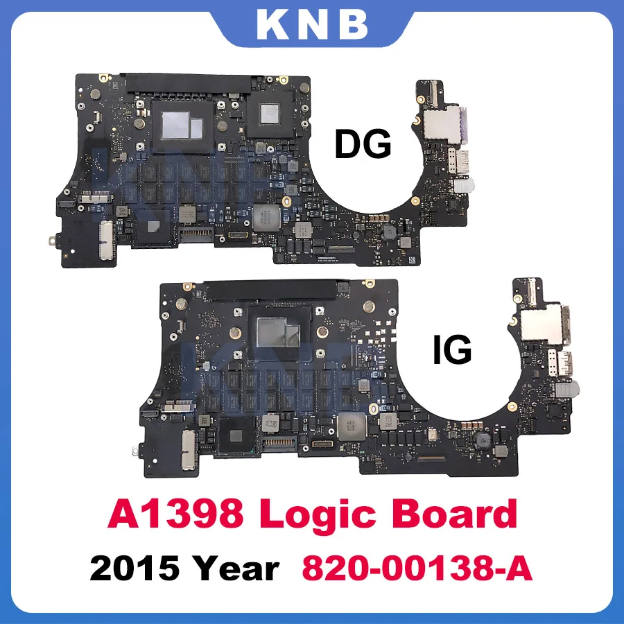 Протестированная оригинальная материнская плата A1398 для Macbook Pro Retina 15 дюймов