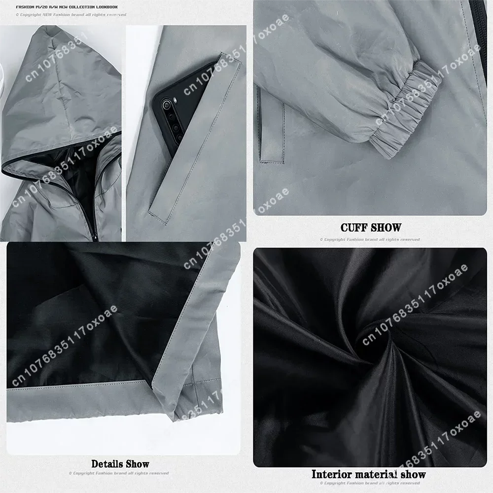 Светоотражающая куртка Arale Dr Slump мужское и Женское пальто ветровка с капюшоном