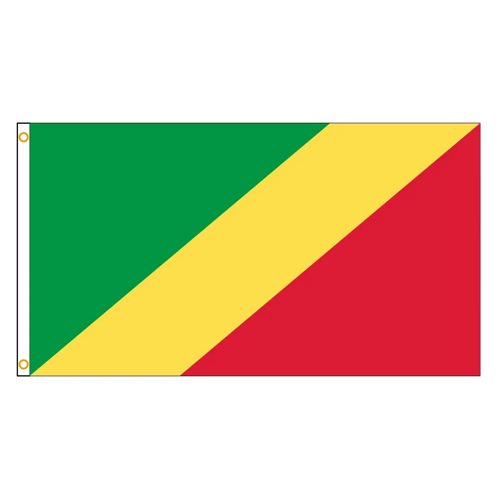 

90x150 см Национальный флаг Республики Конго