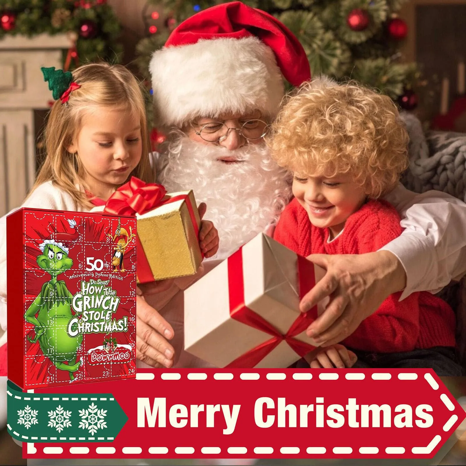 Календарь с обратным отсчетом на Рождество для детей и взрослых календарь