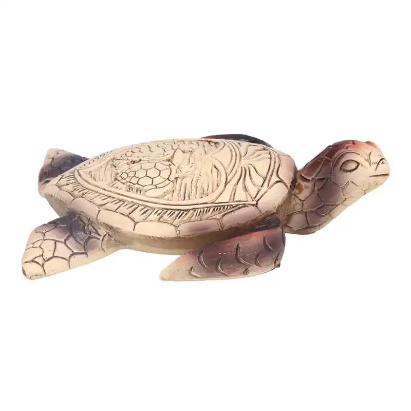 

Hawaiian Sea Turtle Statue Simulation Marine Animal Ornaments Garden Patio Decorations Resin Turtle