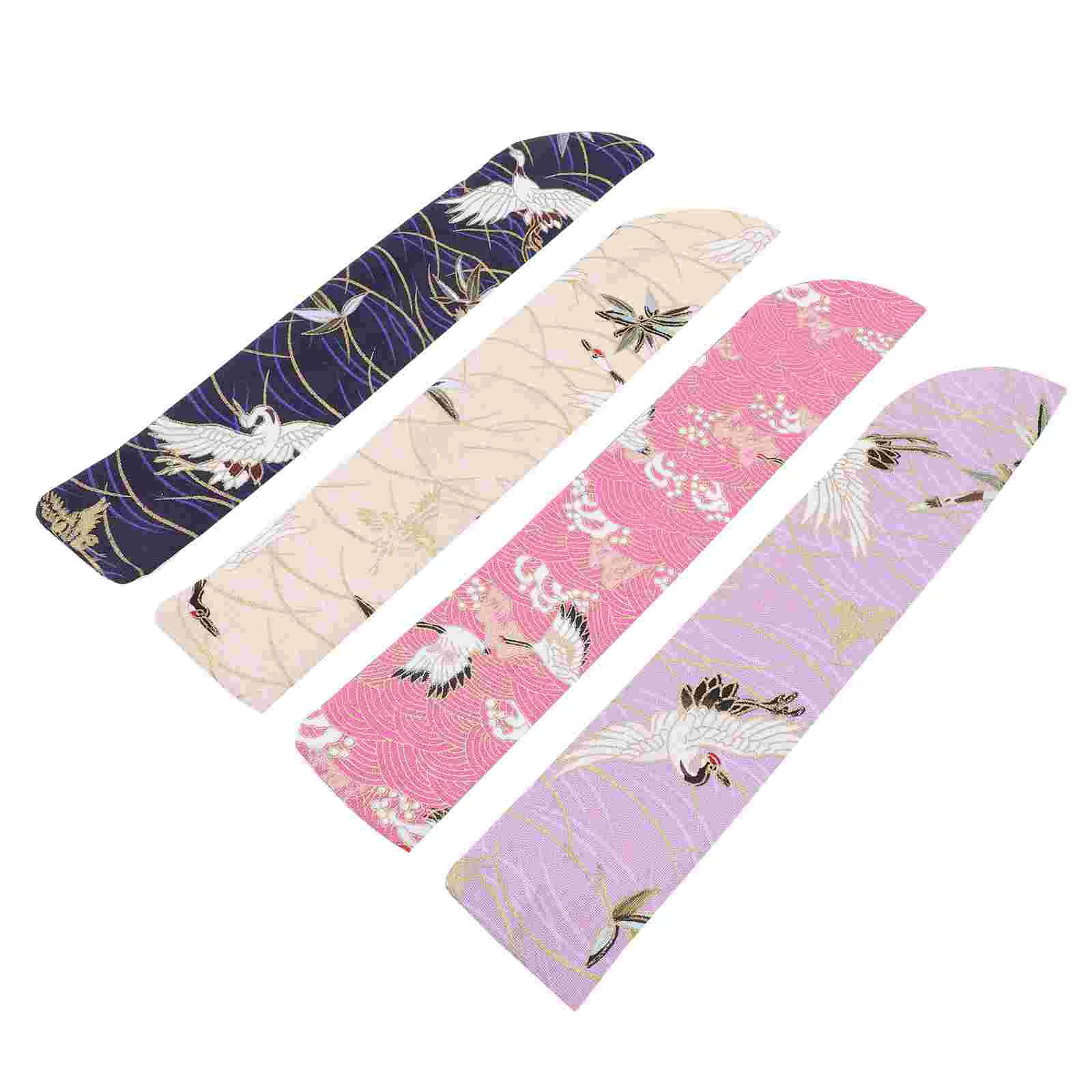 

4Pcs Chinese Hand Fan Storage Bag Handheld Fan Wrapping Bag Storage Pouch