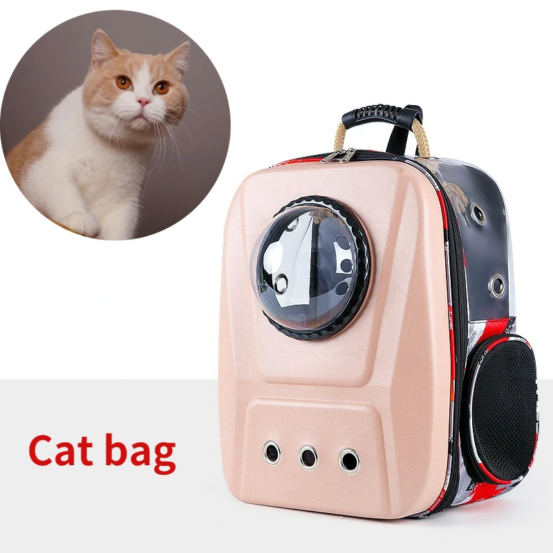 Outdoor Travel Puppy Cat Backpack Carrier Bag Breathable Pet Space Capsule Transporter Foldable Pet Accessories Pet Supplies