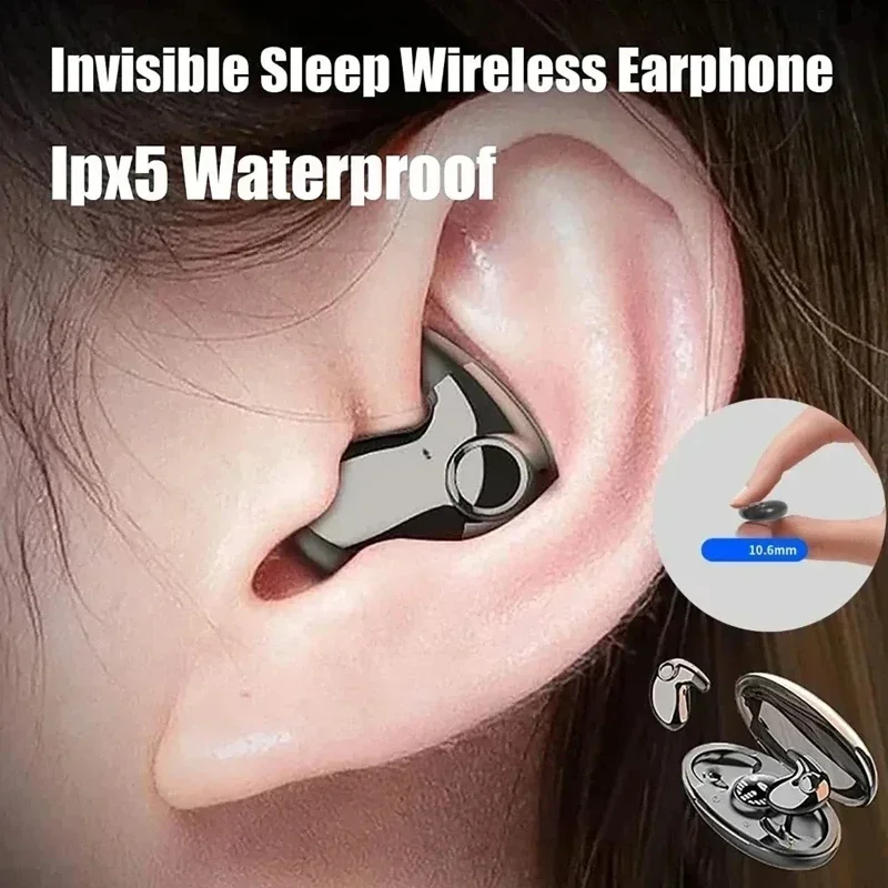 MD538 Стереонаушники с Bluetooth 5.3 аудиоустройством TWS Невидимые скрытые IPX5