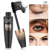 4d silk fiber lash mascara lengthening waterproof eyelashes eye mascara black extra volume with brush makeup tool cosmetics