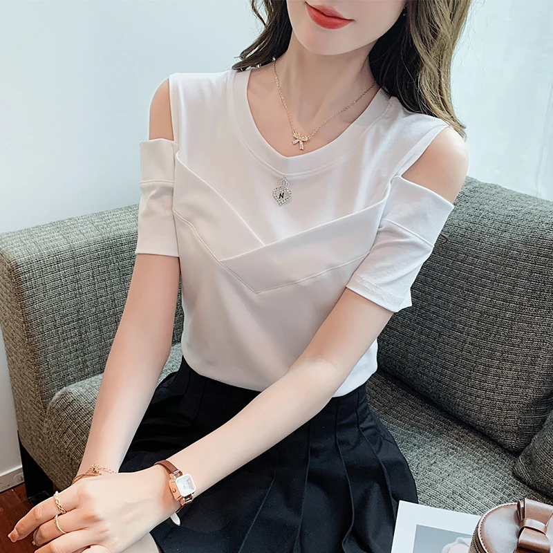 

2023 spring summer new fashion casual woman t-shirt lady beautiful nice women Tops female Cheap wholesale dropshipping BPy3898