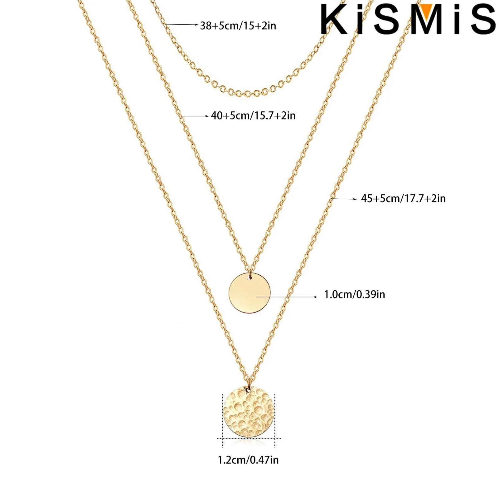 KISMIS 1 комплект многослойное ожерелье из нержавеющей стали изящное колье-чокер с