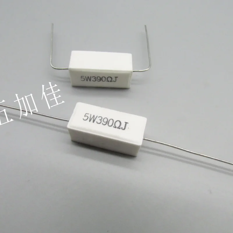 10-100 шт. SQP 5W 390R 390 Ом 5W390RJ 5% неиндуктивный цементный резистор, осевой керамический резистор (art.: 3920db3cd3af3) - 3920db3cd3af3