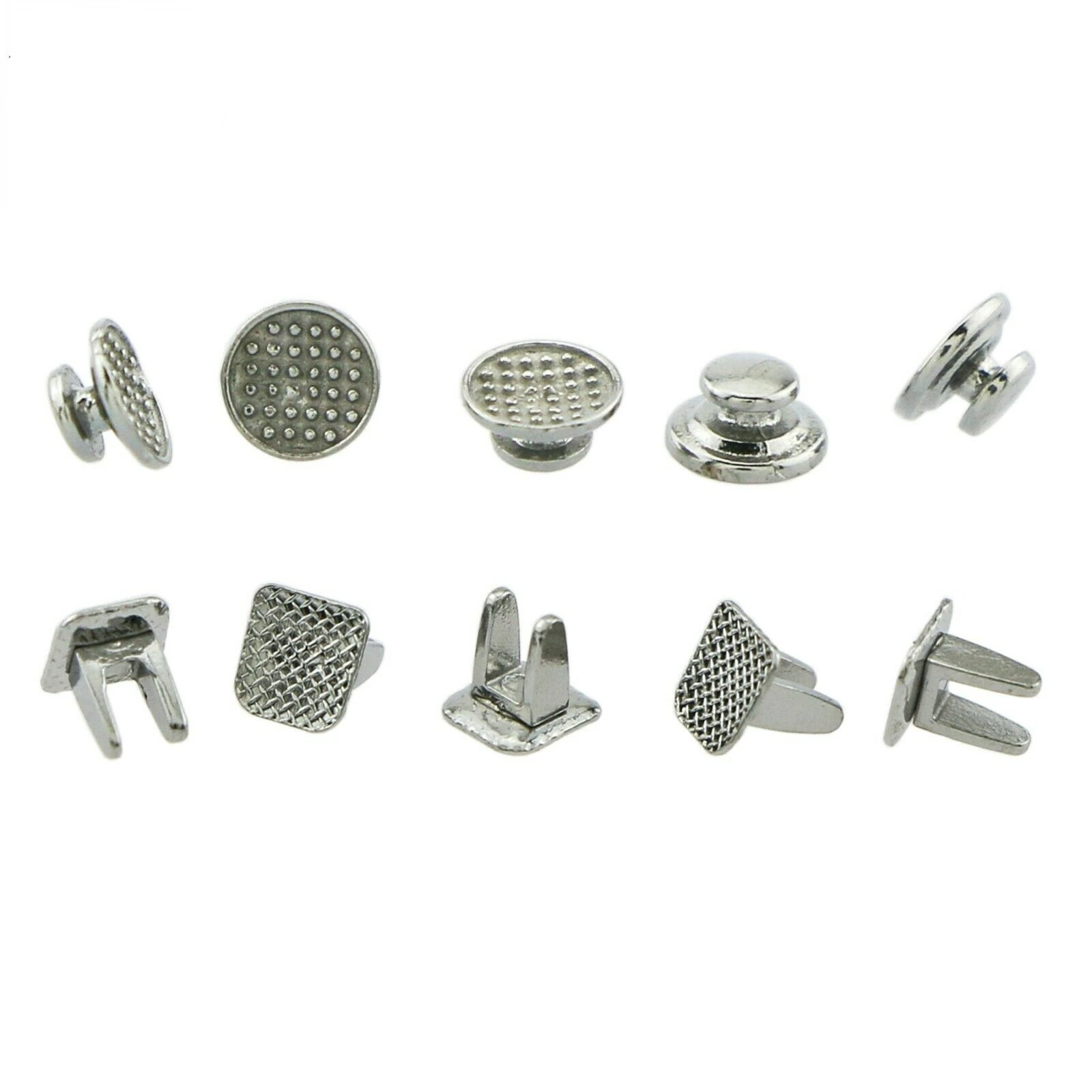 

100Pcs Dental Orth Bite Turbos Openner Tongue Tamers Hinge Lingual Button