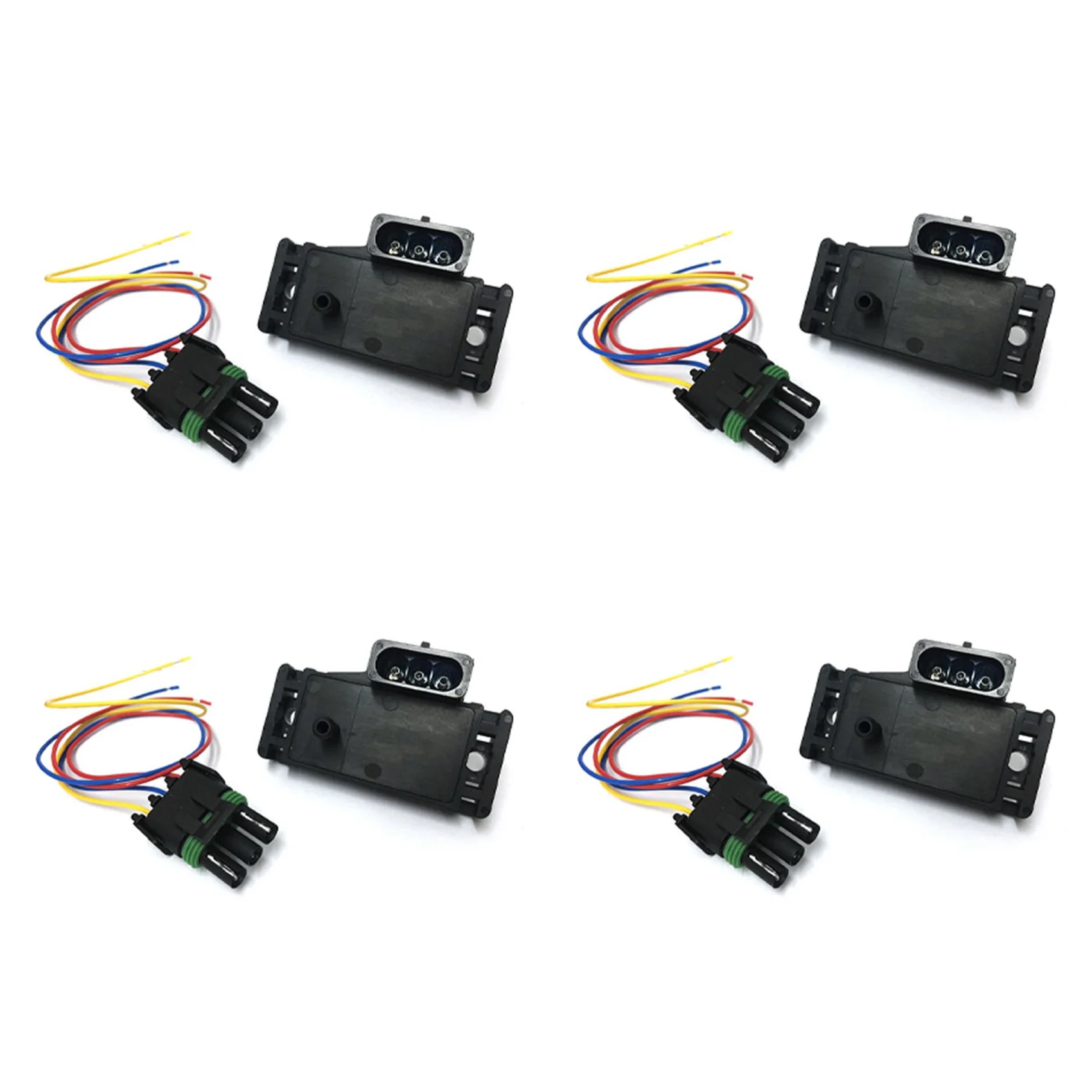 

Датчик абсолютного давления в коллекторе 4 х3 бар, проволочный разъем Turbo Boost Pigtail 12223861 для Cadillac Chevrolet Pontiac