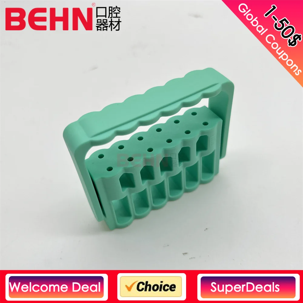 

Dental 12 Hole Needle Drill Cleaning Rack Endo Files Sterilizing Rack Autoclave Sterilization Canal Tips Holder Counter Box
