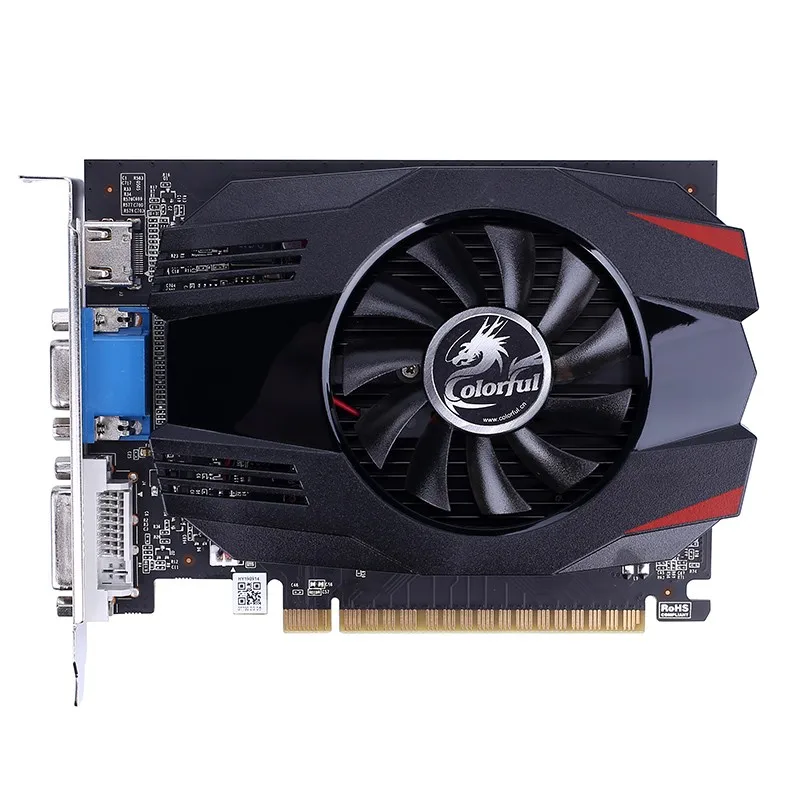 

Colorful GeForce GT730K Gold Edition-2GD5 V2 gddr5 pc gamer graphics card 2gb support buy gt 730 gpu vga card