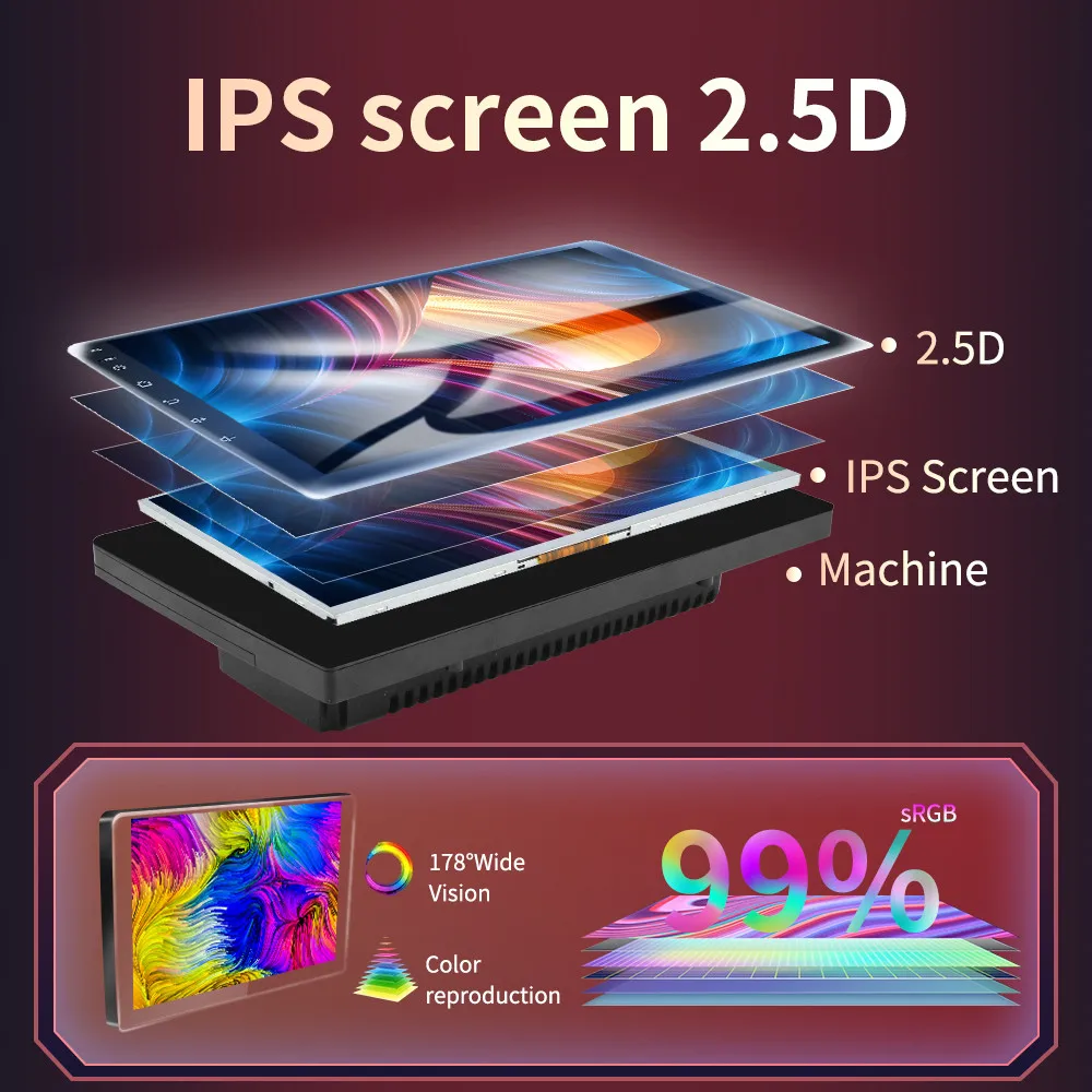 Автомагнитола IPS DSP мультимедийный видеоплеер на Android 10 экран 7 дюймов 8 ядер ОЗУ Гб