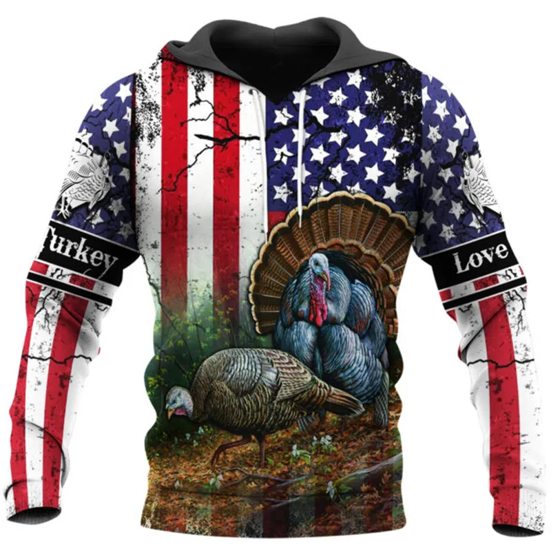 

Модная Осенняя мужская толстовка в стиле хип-хоп с принтом Love Turkey3D толстовка на молнии унисекс Уличная Повседневная Толстовка в стиле Харад...