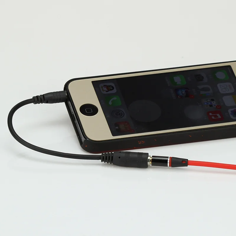 18cm Male To Female 3.5mm US Jack Audio Extension Cable Cord 3.5 NS Headphone Earphone Speaker Stereo Audio Cables Cord