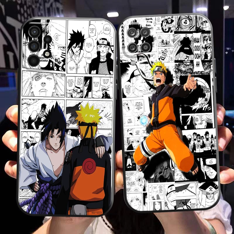 

Naruto One Piece Dragon Ball Phone Case For Samsung Galaxy A02 A11 A12 A20 A21 A21S A22 A31 A32 A51 A52 A70 A71 A72 5G Carcasa